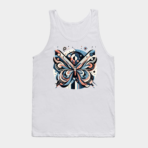 Abstract Animal Butterfly 1 Tank Top by sapphire seaside studio